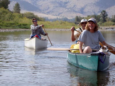 JRCT canoeing fun.