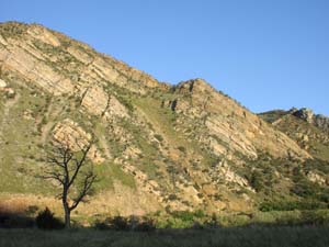 Canyon Corner rock faces.