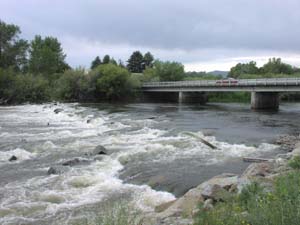 Rapids at Parsons Bridge diverson dam.