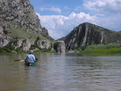 Cliffs near Sappington, Jefferson River, MT.