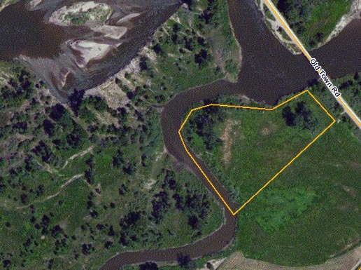 Aerial view of Shoshone Landing.