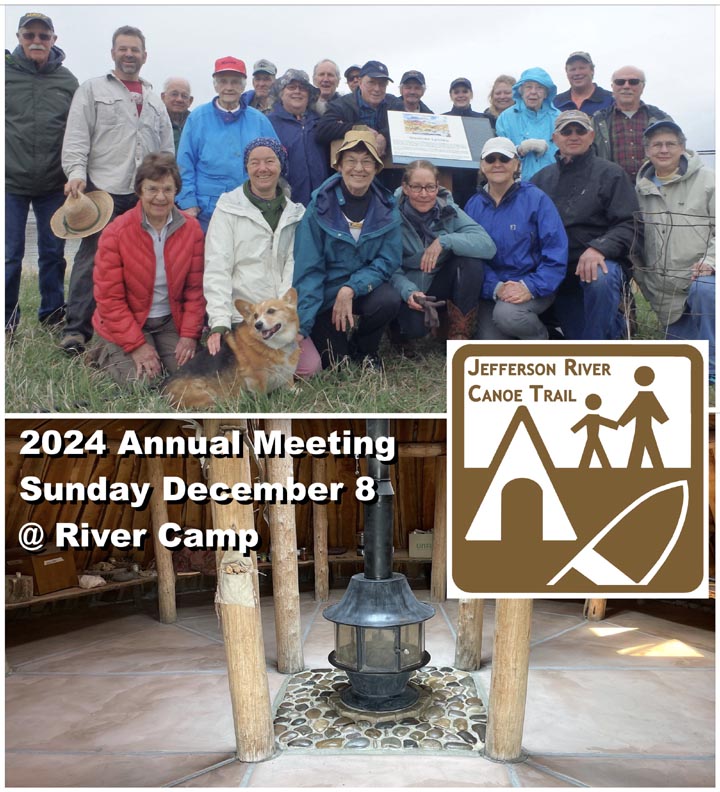 Jefferson River Canoe Trail Annual Meeting Announcement.